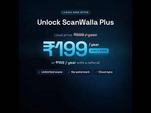 ScanWalla:PDF Scanner OCR&Sign video thumbnail
