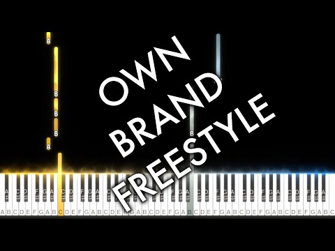 Own Brand Freestyle PIANO TUTORIAL (FelixThe1st) | Instrumental | Karaoke  | TikTok Tutorials