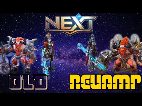 Minotaur & Alpha OLD vs REVAMP || ALL SKINS Intro Comparison || Project NEXT Phase 2