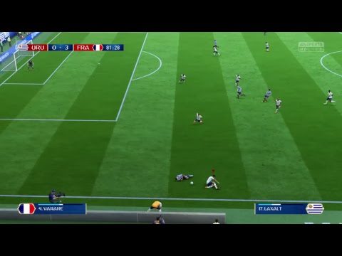 FIFA18 WORLD CUP 2018 - walkthrough PART 2 FRANCE - ROUND OF 16 & QUARTER FINAL