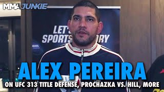 Alex Pereira Reacts to Jamahal Hill's Loss, UFC 313 Title Defense vs. Magomed Ankalaev, More