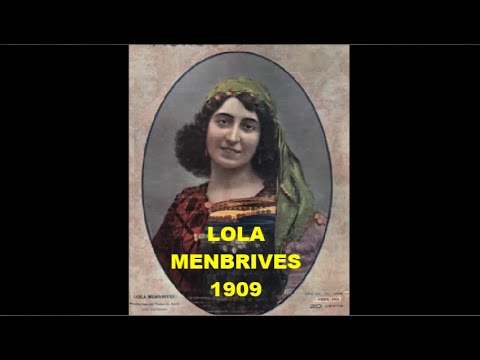 LOLA MENBRIVES -  LA MOROCHA  -  TANGO  -  AÑO 1909