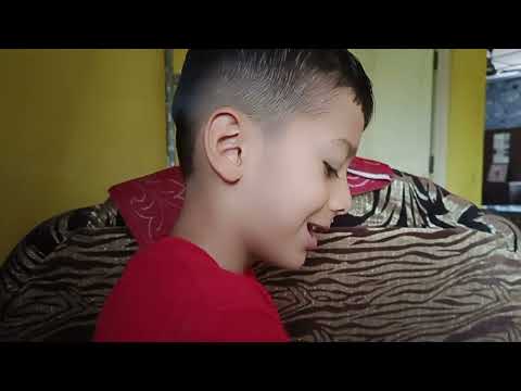 Viinayak and Naitik eating cake