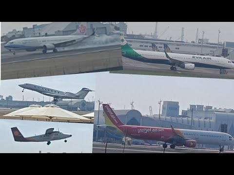 Plane Spotting on Kaohsiung International Airport (KHH) (2023/01/22)