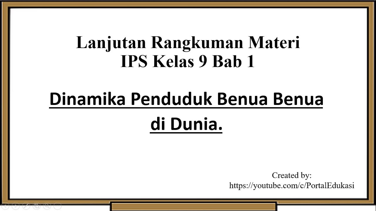 Materi IPS Kelas 9 Bab 1: Dinamika Penduduk Benua Benua di Dunia