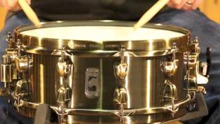 Video thumbnail for Mapex Black Panther "Brass Cat" Snare Drum by The Drum Shop - Portland, Maine