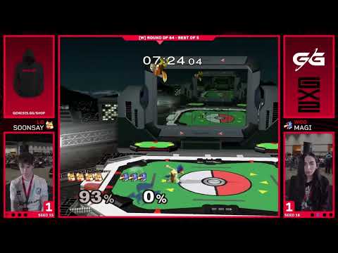 LG | Soonsay (Fox) vs woo | Magi (Falco) - Winners Top 64 - MELEE SINGLES | GX2
