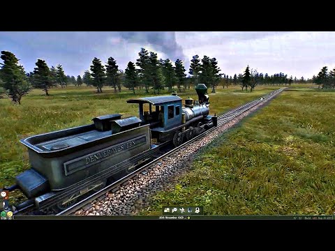 Mashinky - Gameplay Walkthrough | Tutorial, First Engine & Transporting Passengers