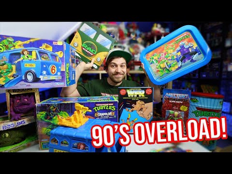 90s Overload Pickups! TMNT Grail, Ninja Turtles Merch, Critters, Boglins, Huge Super Nintendo Lot!