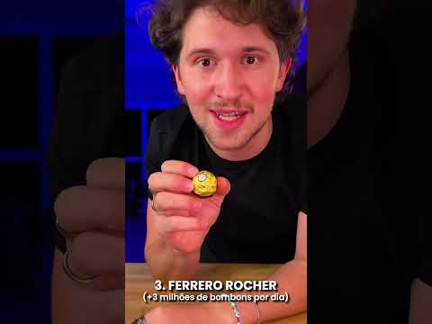 TOP 5 CHOCOLATES MAIS VENDIDOS DO MUNDO!!!