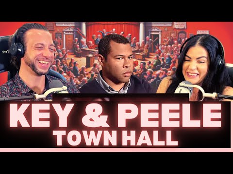 THE FACIAL EXPRESSIONS! 😂  First Time Reaction To Key & Peele Town Hall Audience Member