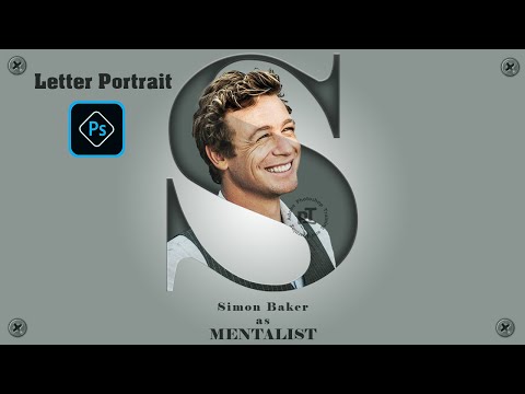 Letter Portrait Photoshop