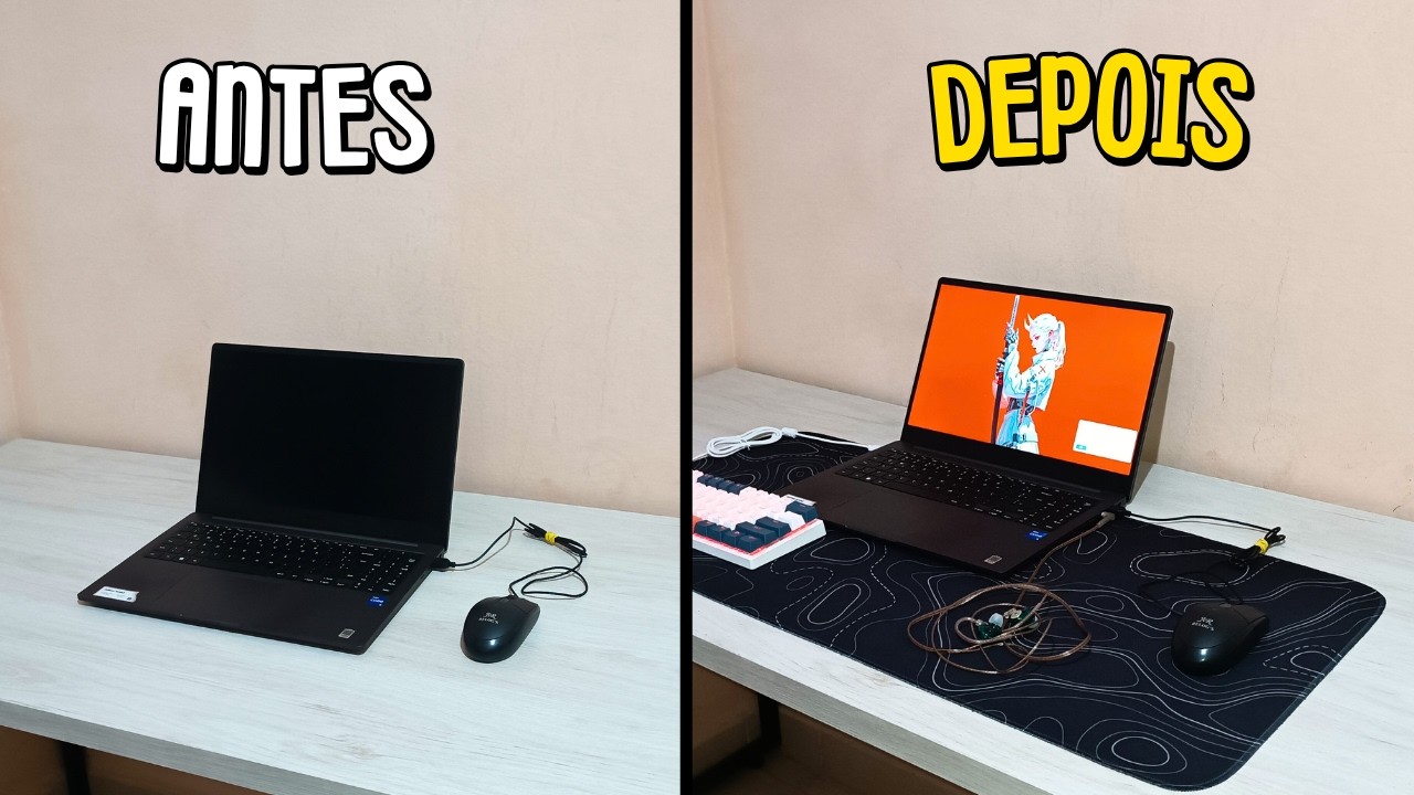 REFORMEI meu setup gamer (Gastando Pouco) EP1