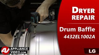 Dryer Repair — Drum Baffle Issues — Factory Technician Diagnostics & Troubleshooting