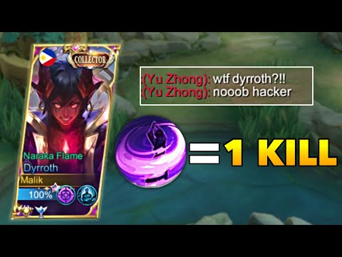 DYRROTH 2nd SKILL = 1 KILL DELETE!! THEY THINK I’M USING CHEAT WITH THIS BUILD 🤣🔥