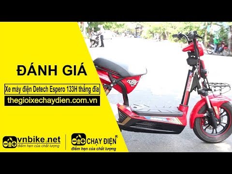 Đánh giá xe máy điện Detech Espero 133H thắng đĩa