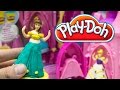 Play Doh Prettiest Princess Castle Playset NEW Disney Belle Cinderella Aurora Playdough Design Dress