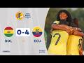 BOLIVIA vs. ECUADOR [0-4] | RESUMEN | CONMEBOL SUB17 FEM | FASE DE GRUPOS