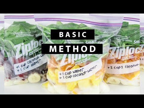 Easy Smoothie  Freezer Packs - Make Your Own
