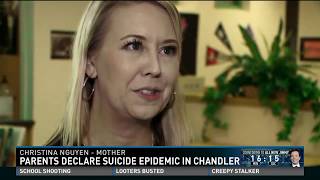Parents declare teen suicide epidemic in Chandler