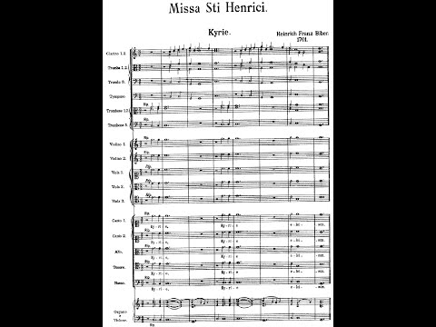Heinrich Ignaz Franz Biber - Missa Sancti Henrici. {w/ score.}