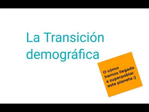 La transición demográfica en 5 minutos.