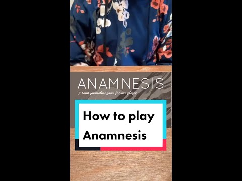 How to Play Anamnesis: Singleplayer Tarot TTRPG