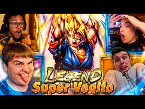 EVERYONE'S REACTION TO THE *NEW* LEGEND SUPER VEGITO HAS DROPPED IN DRAGONBALL LEGENDS 