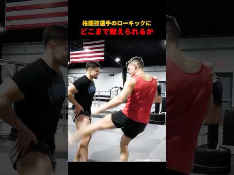 プロ格闘技選手のローキックどこまで 耐えられるか