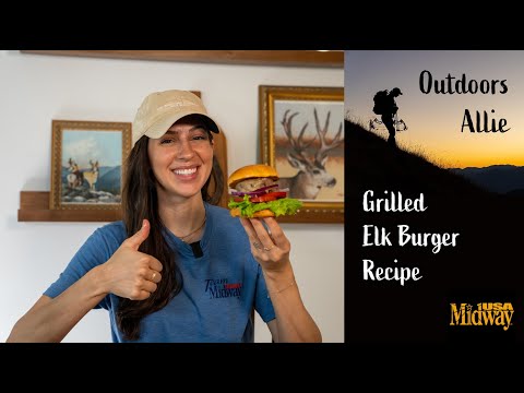 Grilled Elk Burgers Recipe | Outdoors Allie