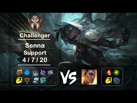 [4K] KR Challenger Support Senna vs Rell Ep.1651