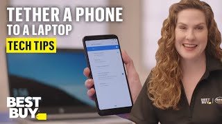 How to tether a phone to a laptop - Tech Tips from Best Buy