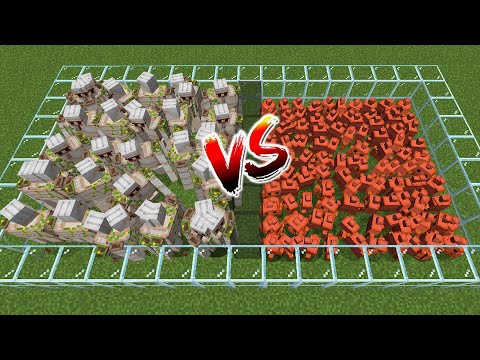 100 copper golems vs 30 iron golems