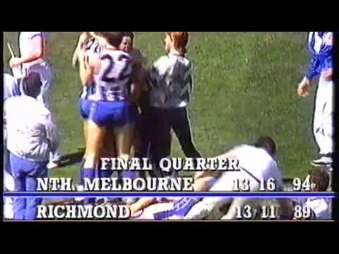 Final Siren blown 2 minutes early - 1987 VFL U19’s Grand Final - North Melbourne vs Richmond