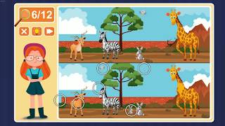 Viki Spotter: Zoo, Level 24 Walkthrough, 1080p/60FPS.