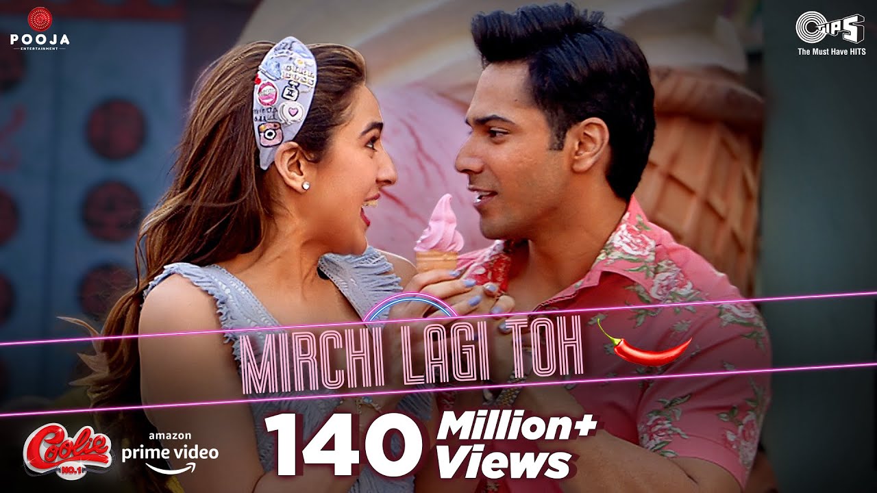 Mirchi Lagi Toh - Coolie No.1 | VarunDhawan, Sara Ali Khan| Alka Yagnik, Kumar Sanu, Lijo, Dj Chetas