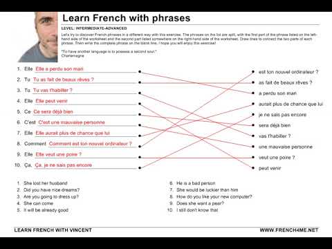 French Phrases # Exercise 138