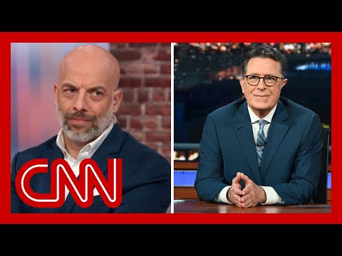 喜劇演員給斯蒂芬-科爾伯特的建議："競選總統！"。 (Comedian's advice to Stephen Colbert: 'Run for President!')