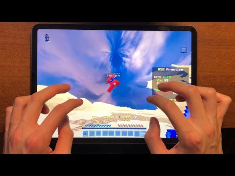 Minecraft Skywars Mobile HANDCAM (All Mobile Controls)