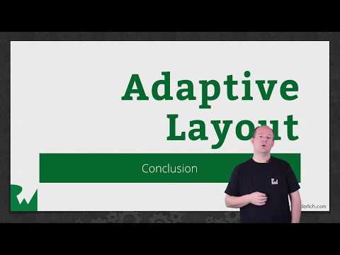 Conclusion Introduction to Adaptive Layout raywenderlich com