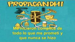 Propagandhi - (Traducida) Stick That Fucking Flag... You Sonofabitch