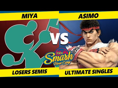Tokyo SBC Losers Semis - Miya (Game & Watch) Vs. Asimo (Ryu) Smash Ultimate - SSBU
