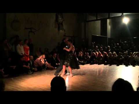  Ciccio Aiello  and  Sofia Galanaki  are  dancing  at  Athens TangoLovers  in  2016