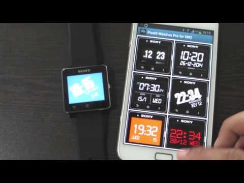 PixelS Watches for Sony Smartwatch 2
