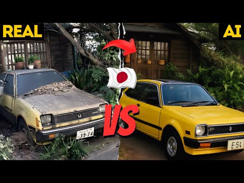 AI Restores Abandoned JAPAN cars — Unreal Before & After!