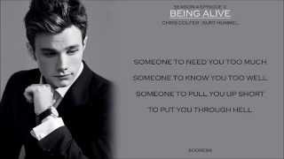 Glee _ Being Alive Lyrics