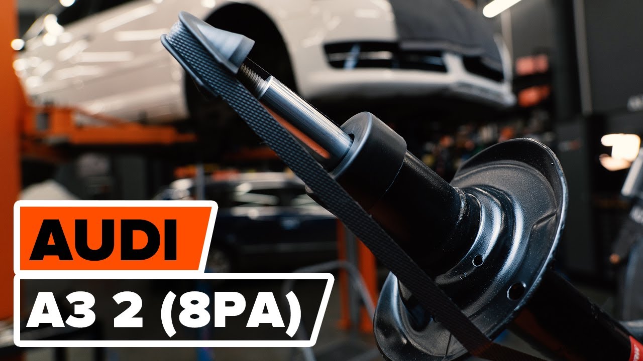 Cómo cambiar: amortiguador telescópico de la parte delantera - Audi A3 8PA | Guía de sustitución