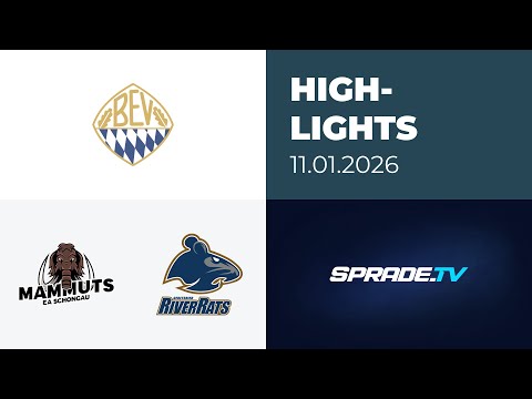 11.01.2026 - Highlights - Schongau Mammuts vs. ESC Riverrats Geretsried