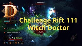 Diablo 3 - Challenge Rift - Challenge 111 - Witch Doctor - Completed