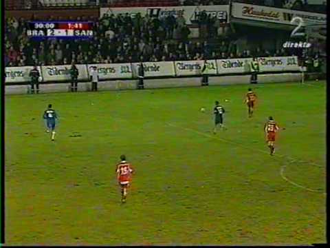 Brann - Sandefjord, kvalik 2002 (2-1-målet og avslutningen)